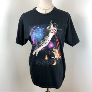Black Matter by Goodie Two Sleeves Graphic Tee L